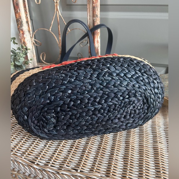 (100-125) Kate Spade New York "Shore Thing" Out and About Straw Tote beach - Picture 9 of 10